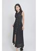 2025 Summer French Chic Sleeveless Knitted Midi Dress