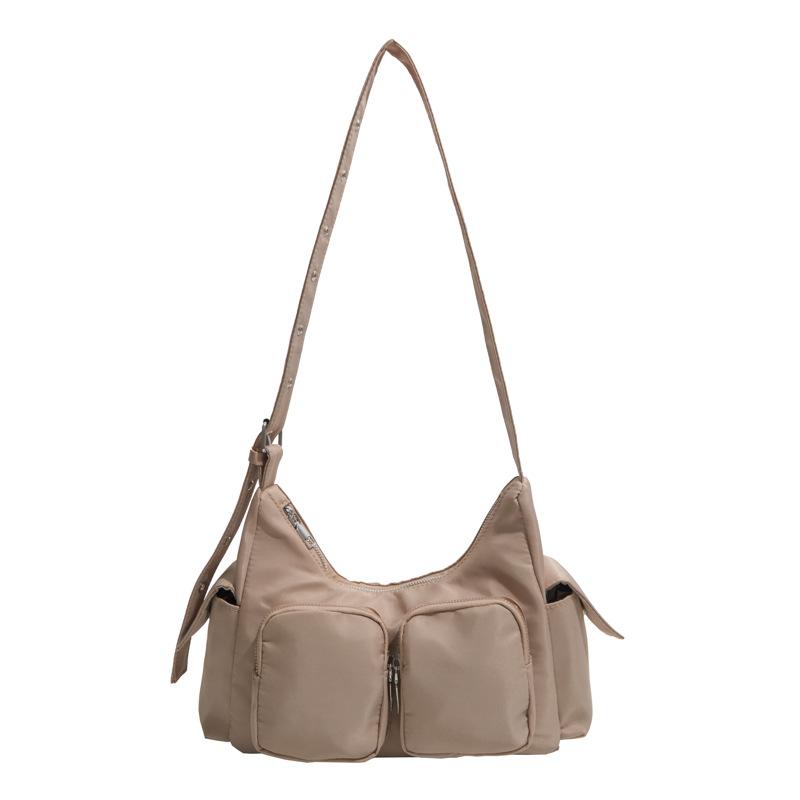 Premium Multipocket Locomotive Armpit Bag Women's Spring New Simple Casual Versatile Shoulder Messenger Bag