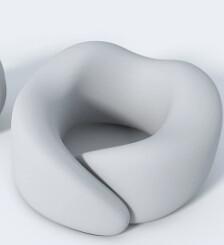 Around Neck Design U-Shaped Comfortable Office Memory Foam Pillow Cushion Durable Travel Pillow Non-deformed Airplane Pillow