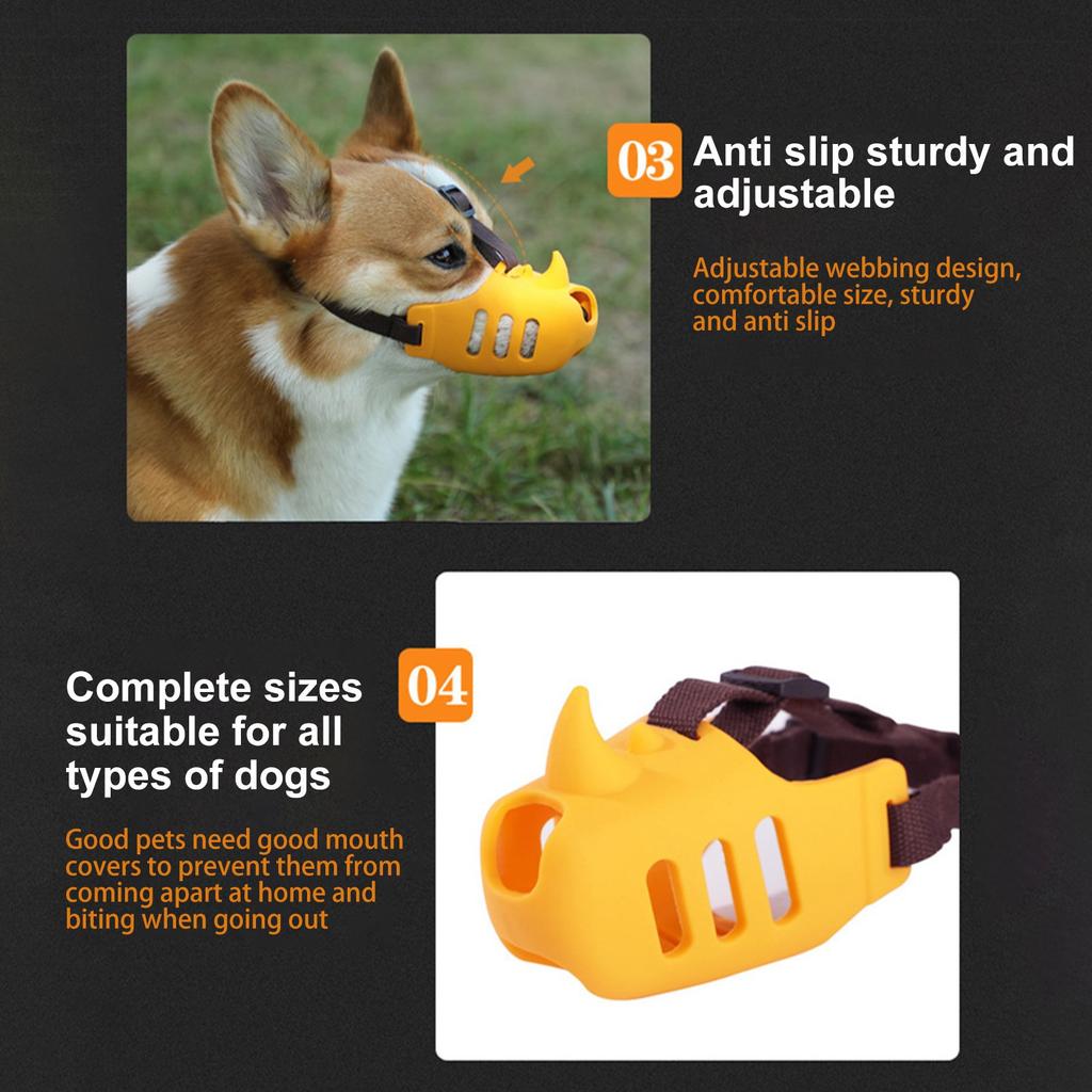Silikonový náhubek pro psy pro velká plemena