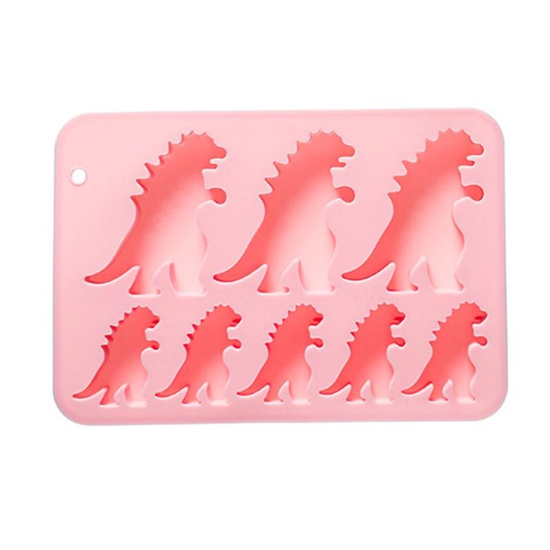 

8-hole Monster Cake Molds Of Different Sizes Creative Ice Grid Cartoon Animal Chocolate Molds Cake Decoration Accessories рожевий