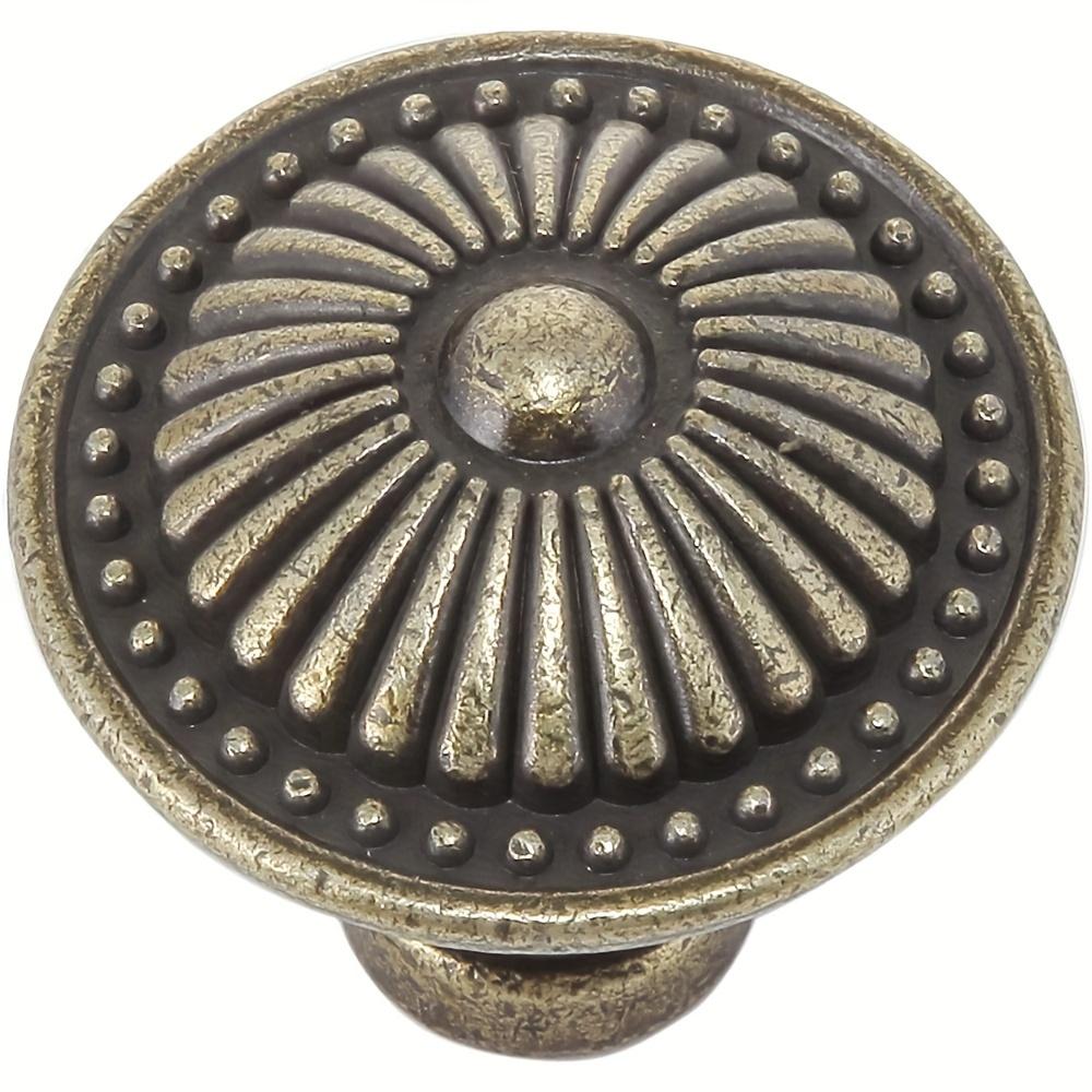 12 szt. Vintage Gałka do Szuflady, Okrągła Gałka do Komody, 1,02 X 0,87 cala, na Szafkę Nocną, Szafkę, Szufladę, Gałka do Szafki, Jednootworowa, ze Śrubami