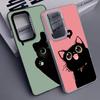 Black Cat Cartoon Cute Shockproof Phone Case for Samsung A17 A16 A15 A14 A37 A57 A36 A56 A26 A35 A55 A25 A34 A54 A24 A13 A23 A33