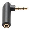 Headphone Splitter 90 Degree Right Angle Plug 3.5mm Angle Male To Female Adapter Stereo Accessories