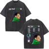 T-shirt Chris Brown Breezy Breezy Bowl XX Tour T-shirt Lavate Vintage Moda Uomo Hip Hop Manica Corta Streetwear