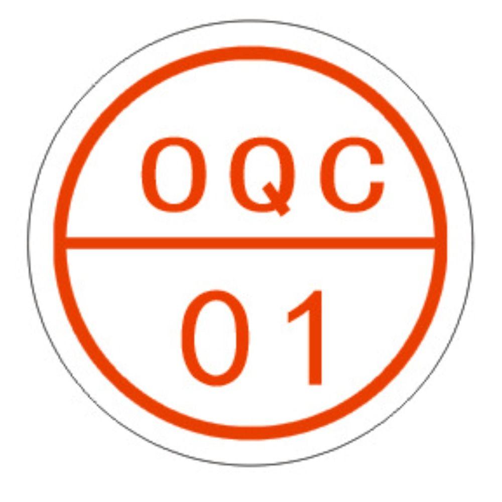 Engraved QA QC Inspect Stamp Self-Inking Quality Inspection Stamp Quality PASS Stamp  Office Supply