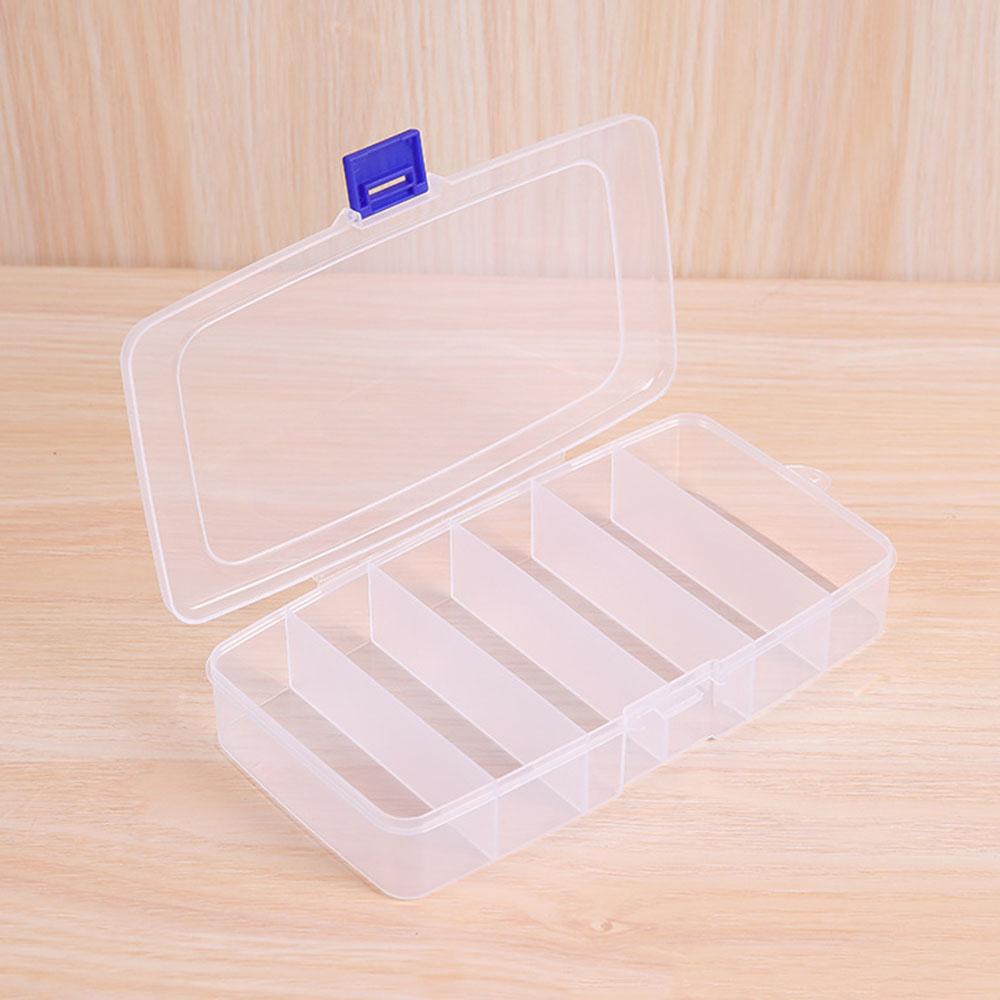 Snap-on Portable Container, Tool Organizer Divided Organizer with 5 Divided Compartments for Hair Accessories and Cosmetics