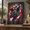 Beşiktaş FC Diamond Painting Kit 5D Full Drill DIY Diamond Mosaic Wall Art Home Decor