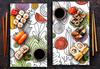 Glass Cutting Board 2X 30X52 Vegetables