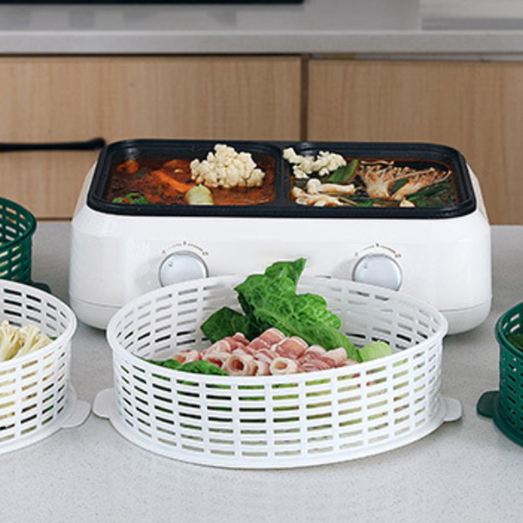 Mehrschichtige Gemüseabdeckung Sommer Atmungsaktiv Verhindert Fliegen Stapelbar Lebensmittel Abtropfkorb Haushalt