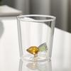 3D Animal Flower Built-in Glass High Borosilicate Glass Heat-resistant Transparent Glass Drinking Cup  Milk Coffee Juice Glass