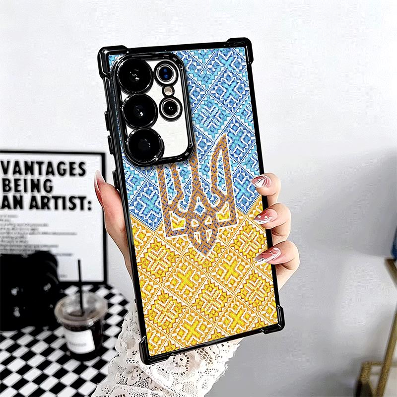 Ukraine Ästhetisches Weiches Handyhülle Für Samsung Galaxy S26 Ultra S25 Edge S24 FE S23 Plus S22 S21 + S20 Beschichtung Anti-Fall Fundas