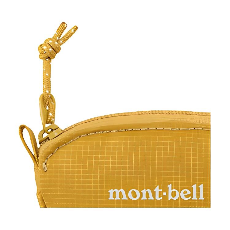 MONTBELL brand monogram lightweight zip design nylon coin purse regular Unisex Couple Yellow