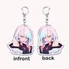 Portachiavi Anime Cyberpunk per Donne Accessori Borsa Edgerunners Rebecca Lucy Gloria Faraday Portachiavi Gioielli Fan Amici Regali