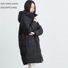 XueZhongFei Women's Mid-Length Hooded Winter Down Jacket