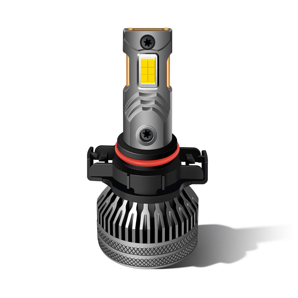 4300K Warm Yellow Led Headlight 70W High Power Double Copper Tube Car Led Headlight 12V24VH7H1H4