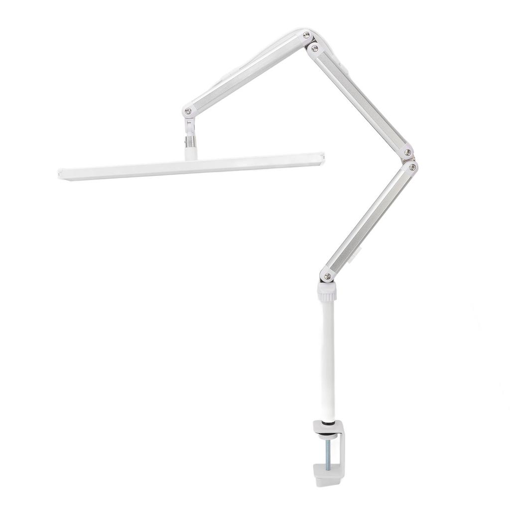 LED Desk Lamp with Clamp 360 Degree Rotation Head 3 Color Temperature Dimmable Foldable Swing Arm 14