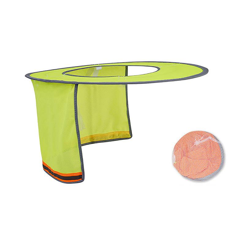 8 styles Summer Sun Shade Safety Hard Hat Neck Shield Helmets Reflective Mesh Reflective Cap Cover For Construction Workers