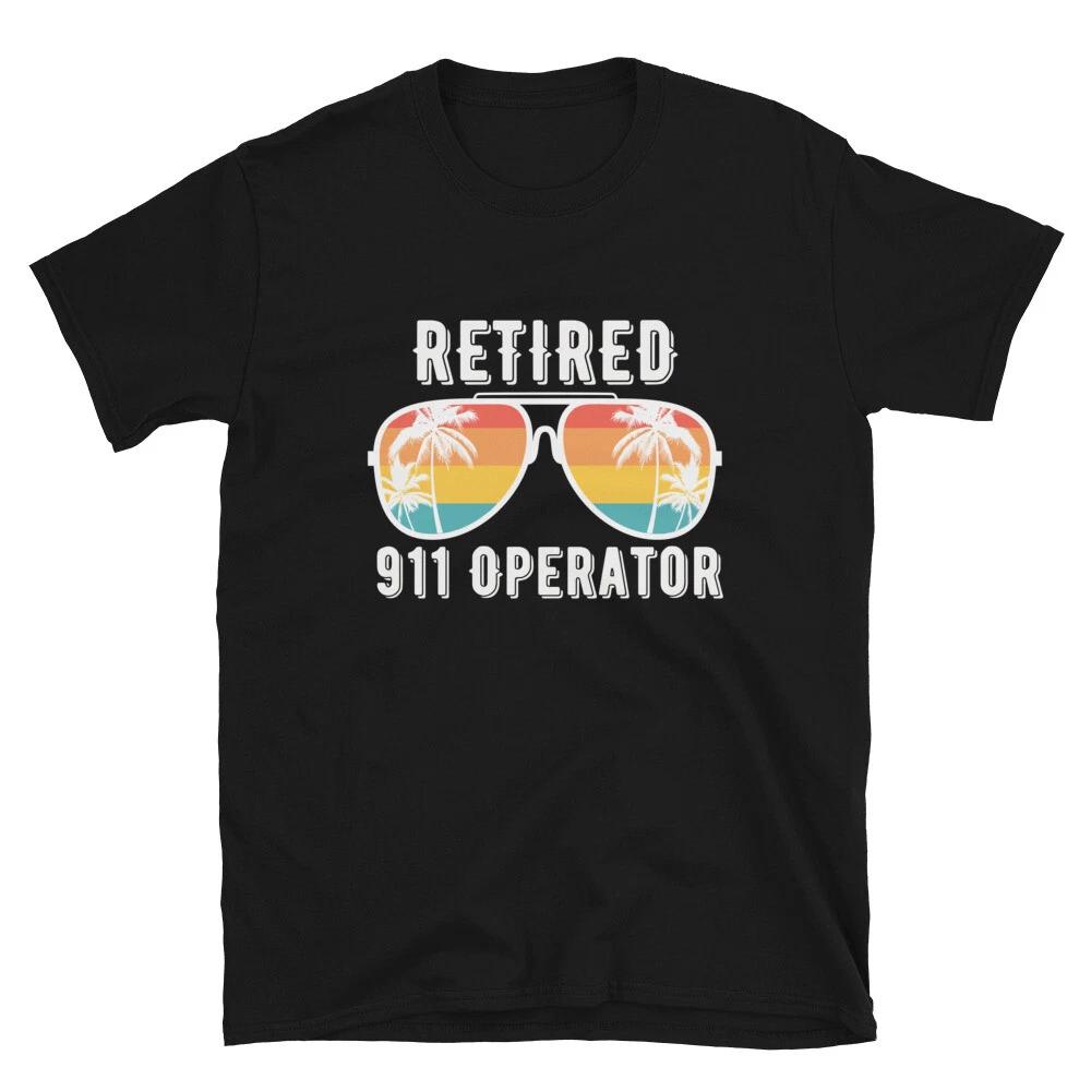 911 Operator Retired Retirement Gift Classic Fit T-Shirt