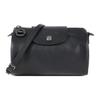 Le Pliage Xtra Verstellbarer Abnehmbarer Schultergurt Reißverschluss Leder Umhängetasche Damen Umhängetasche Schwarz 10255987001