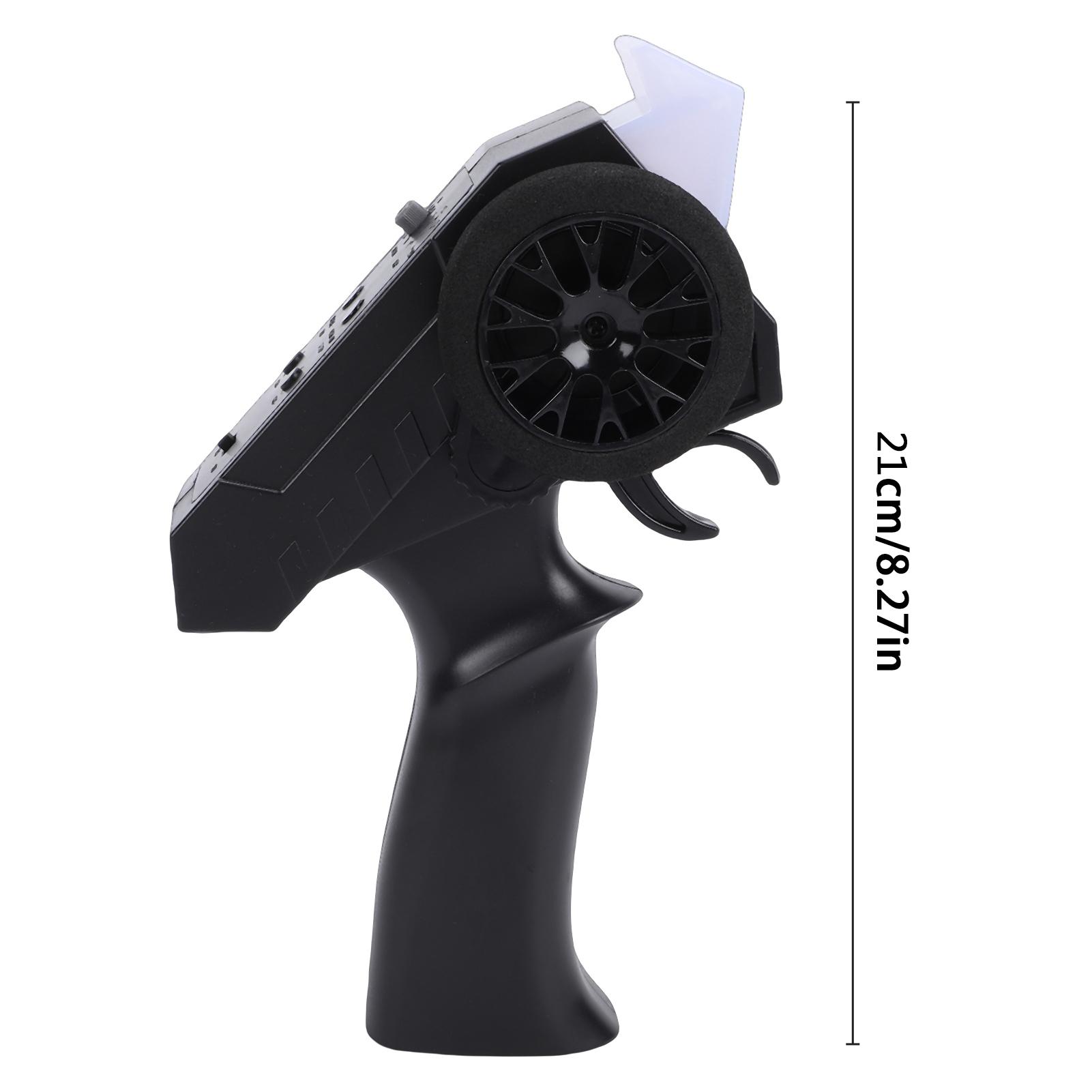 

2.4Ghz 2 Channels Remote Controller Precise Control Ergonomic Design Signal Light Indicator Compatible for Cars Boats