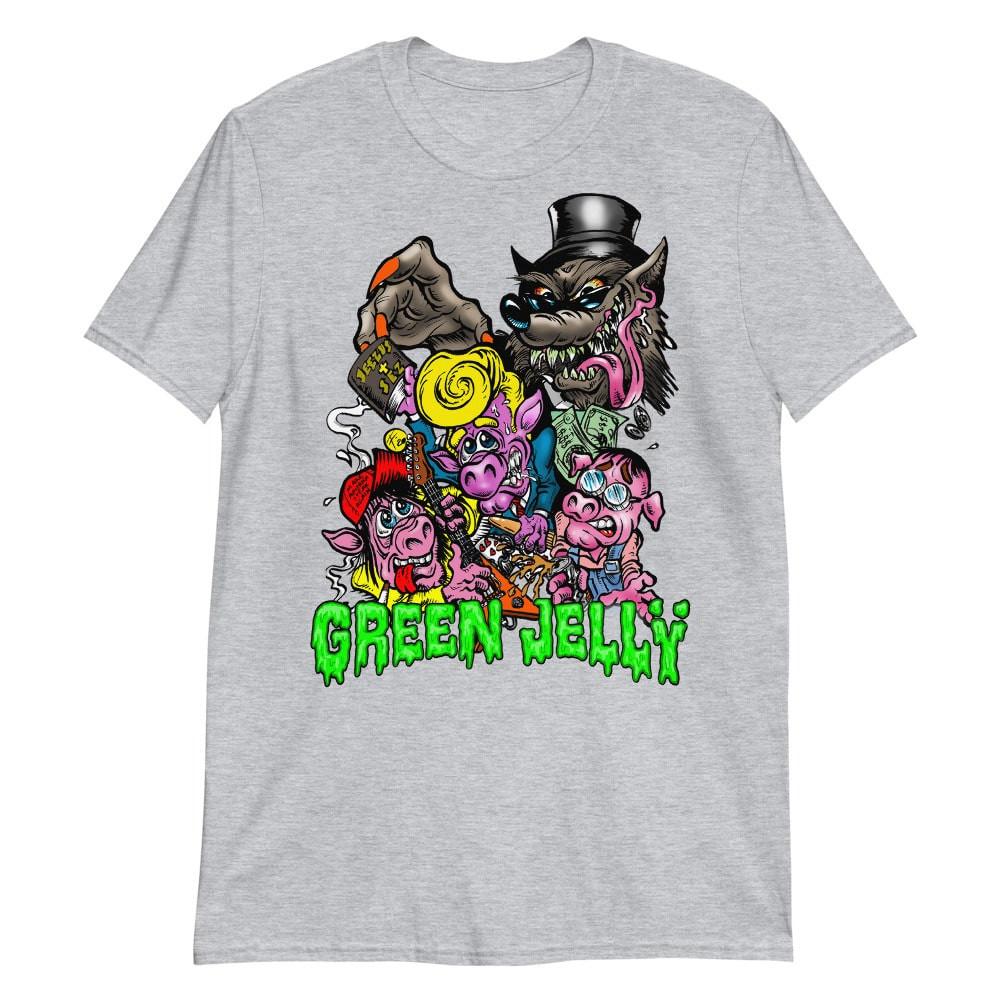 

Vintage Green Jelly Big Bad Wolf Size S to 5XL SE144 FREE SHIPPING Unisex T-Shirt L