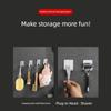 2Pcs Stainless Steels Shaving Razors Wall Hook Men Shaving Shaver Razors Stand Shelf Bathroom Hook Organizers Enduring