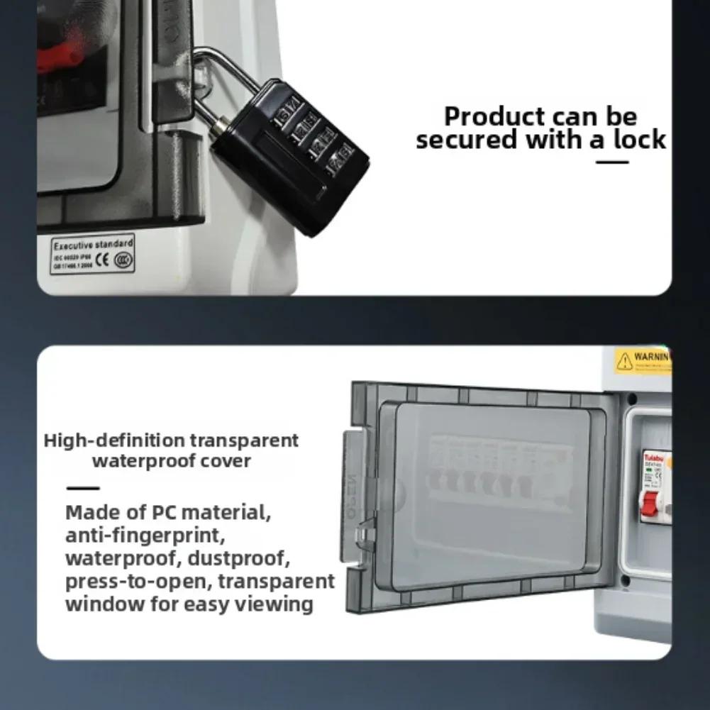 Power Supply Box Electrical Systems Waterproof Distribution Box,IP65 Waterproof Rating,4way Power Supply Box Prevent Leaks Short