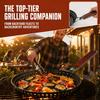 Wooden Handle BBQ Grilling Pan Folding Barbecue Plate Outdoor Grill Topper  Kitchen Roasting