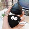 XL Black Pineapple Cushion Foundation: Double-Sided Super Soft Non-Absorbent Marshmallow Puff