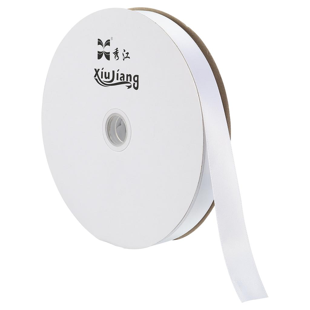 0.79 Inch Wide 100 Yards Satin Ribbon Solid Crafts Roll for Party Home DIY Wrapping Decoration