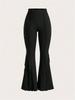 Pants Phumee Flared Elastic Rib-knit Slim Fit Leggings A2328