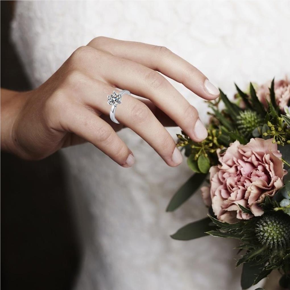 Women Wedding Party Ring Personality Lovely Fingers Rings Engagement Gift Accessories Girlfriend Fashion Jewelry Birthday