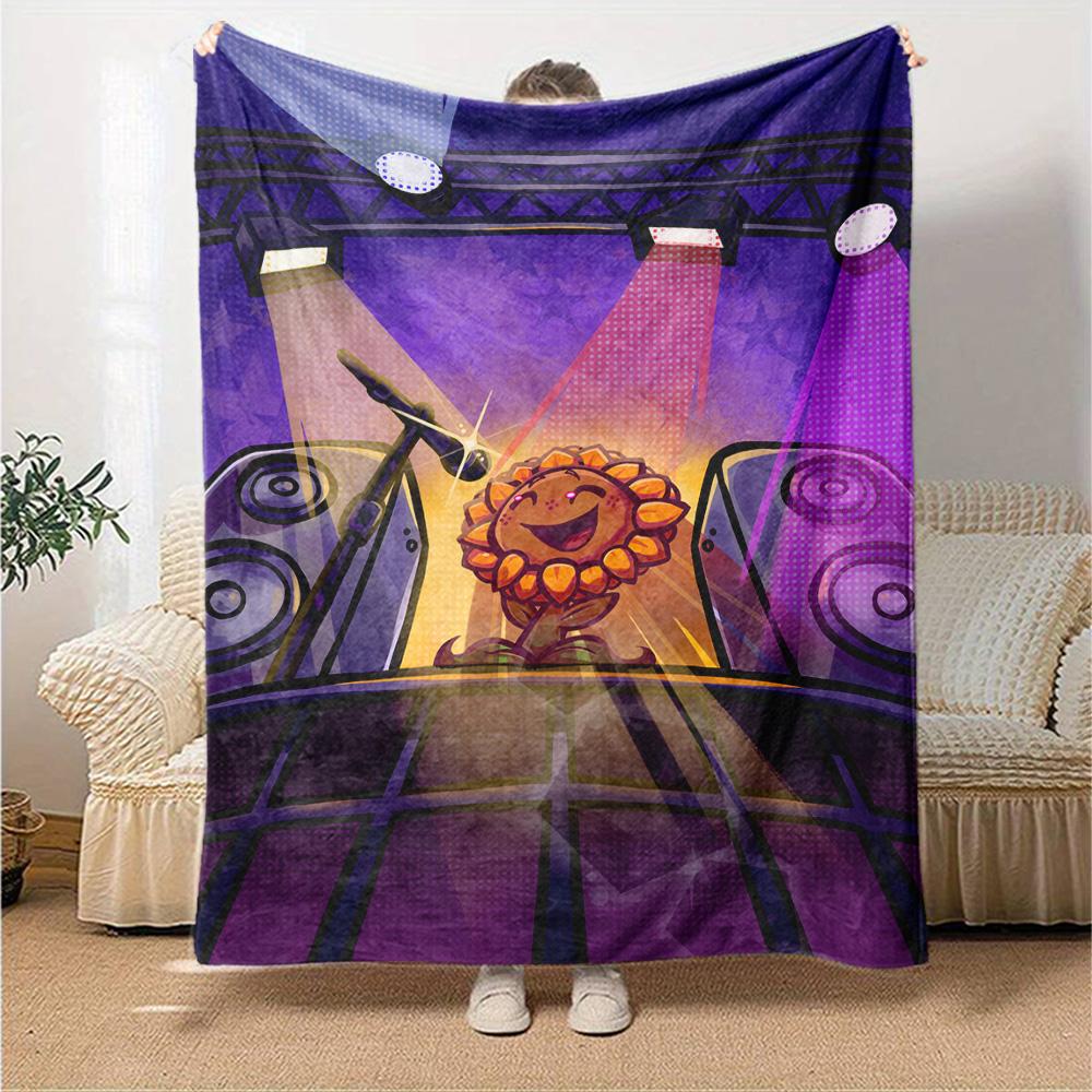 Plants Vs. Zombies Blanket Comfortable Great for Sofa Office Picnics for All Seasons Modern Unique Gift for Family and Friends Camping