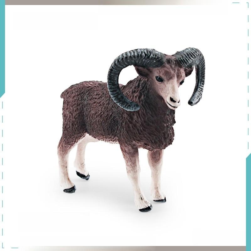 Farm Black Sheep Goat Lamb Collectible Pvc Sheep Lamb Set For Childrens Preschool Educational Use