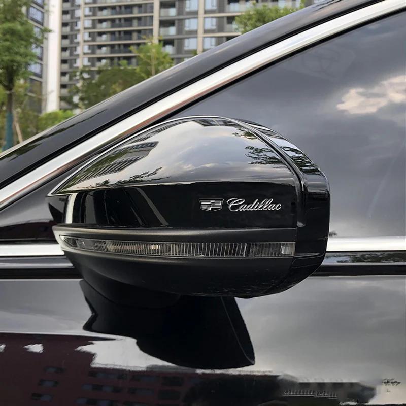 Small Metal Stickers Car Emblem Wiper Window Decals for Cadillac ATS BLS CT4 CT5 CT6 CTS ESCALADE EXT SLR SLS XLR XT4 XT6 XTS