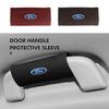 For Ford Car Interior Handle Protective Cover Suede Sponge Comfortable Grip Mk2 Mk3 Ranger Mondeo Mk4 S-MAX Kuga Mustang Fusion