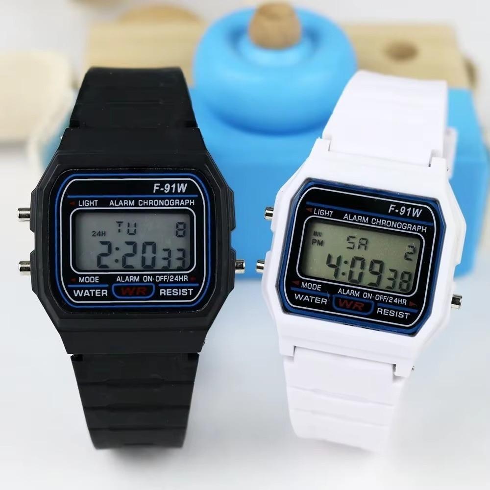 Square Dial Children Watch Analog Digital Sport Watch Fashion Electronic Watch Kids Wear
