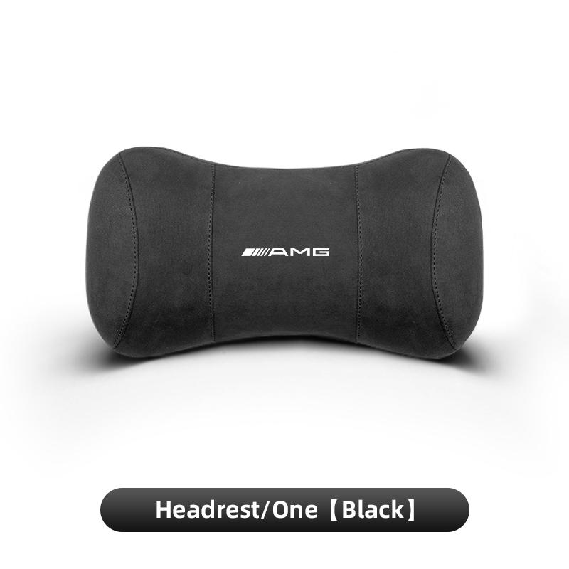 

Car Seat Safety Headrest Pad Auto Emblem Neck Pillow For Mercedes Benz AMG GLC W203 W206 W220 W205 W211 W212 W201 W210 W108 W168