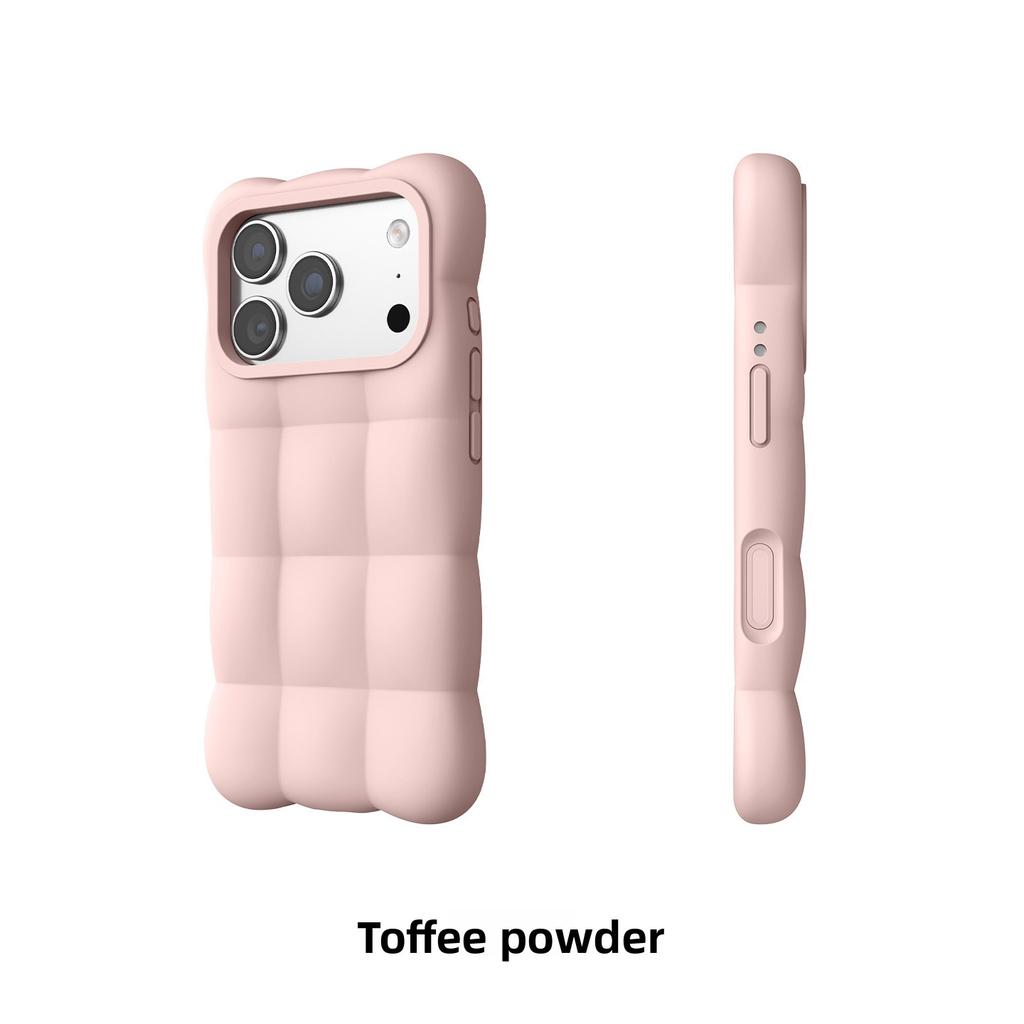 Liquid Silicone 3D Cloud Puff Phone Case for IPhone 16 17 18 Pro Max Shockproof Protection Cover for IPhone 18Pro 17Pro 16Pro