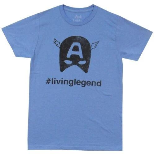 Captain America #Livinglegend Hashtag Marvel Comics Premium Children s T-shirt 100