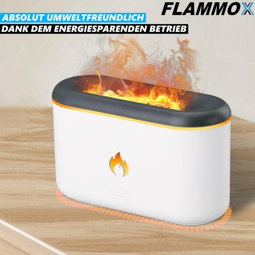 FLAMMOX Luftbefeuchter mit Kamineffekt Flammen Humidifier Raumbefeuchter