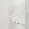 3pcs Clear Acrylic Acrylic Corner Shelves Wall Mounted Small Adhesive Shelves  For Security Camera