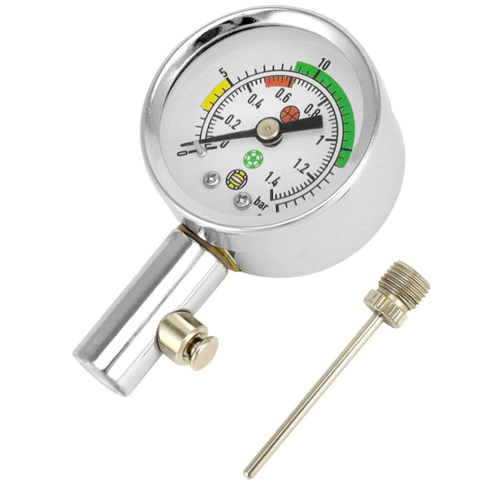 Ball Pressure Gauge, Ball Pressure Gauge, High Precision and Easy Operation, Internal Pressure Gauge, Barometer Tool, For Ball Volleyball