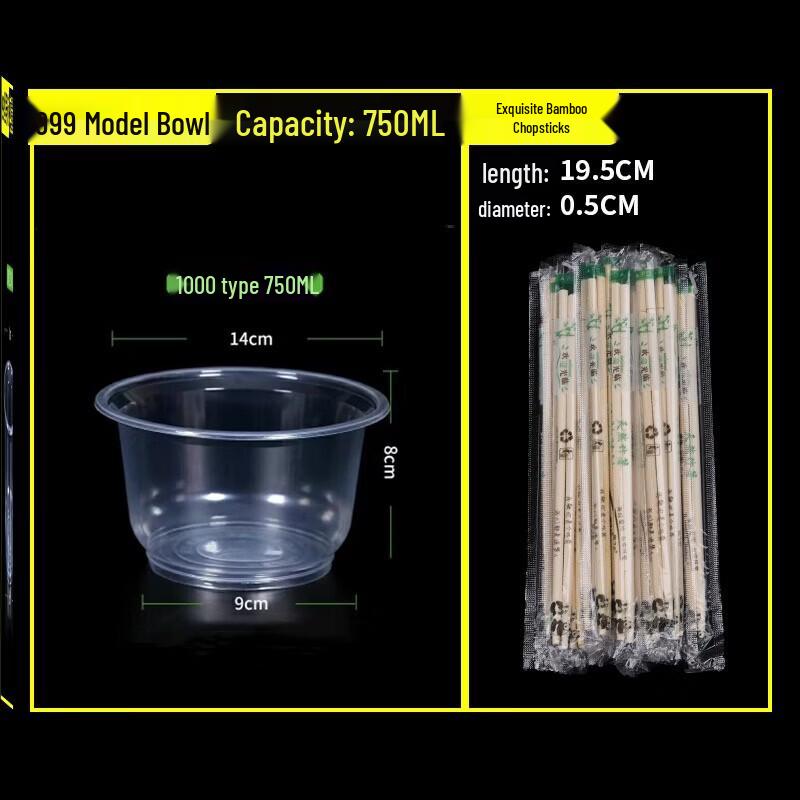 Disposable Plastic Takeaway Soup Bowl
