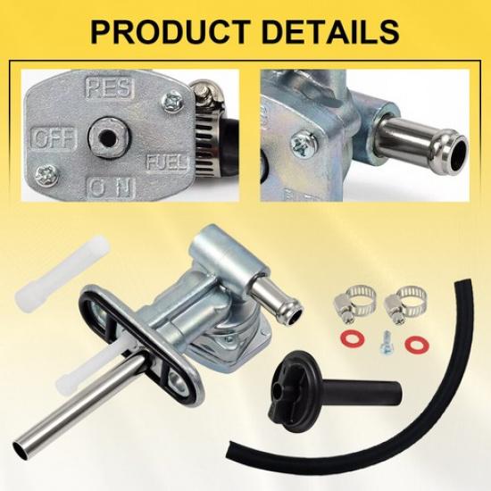 For Yamaha GRIZZLY 660 YFM660F YFM66F 2002-08 Fuel Tank Petcock Switch Valve EOA