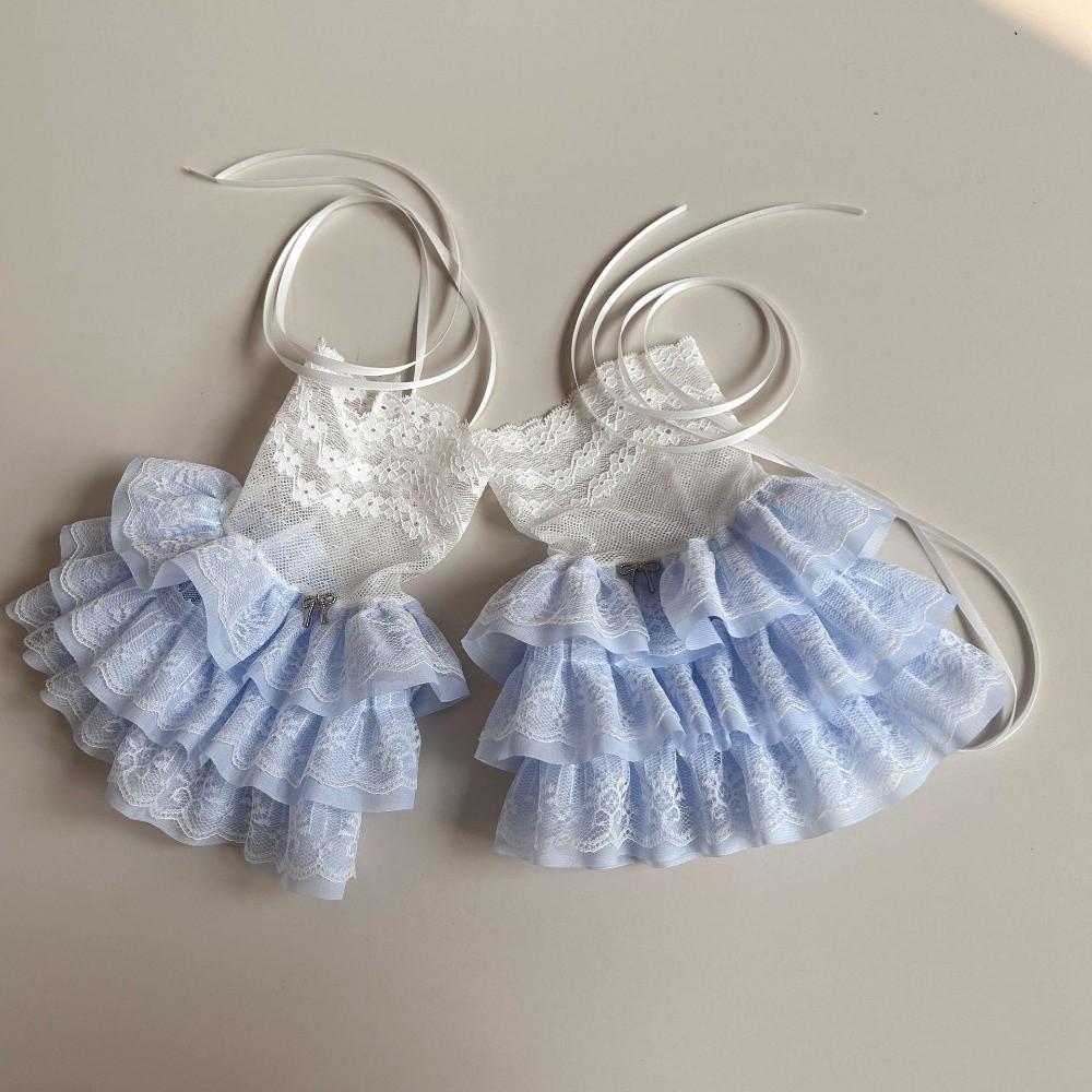 Flare Style Lace Wrist Cuffs Silk Ribbon Flare Cuffs Vintage Ruffles Gloves  Girl