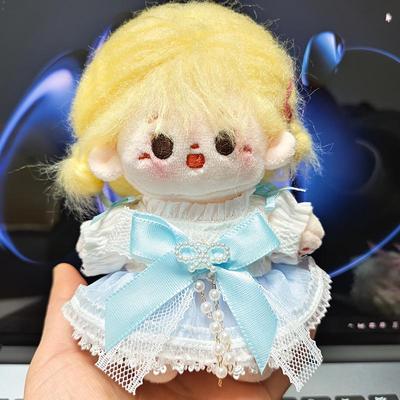 Cotton Doll Clothes for 10CM Plush Doll - Princess Dress Costume Skirt