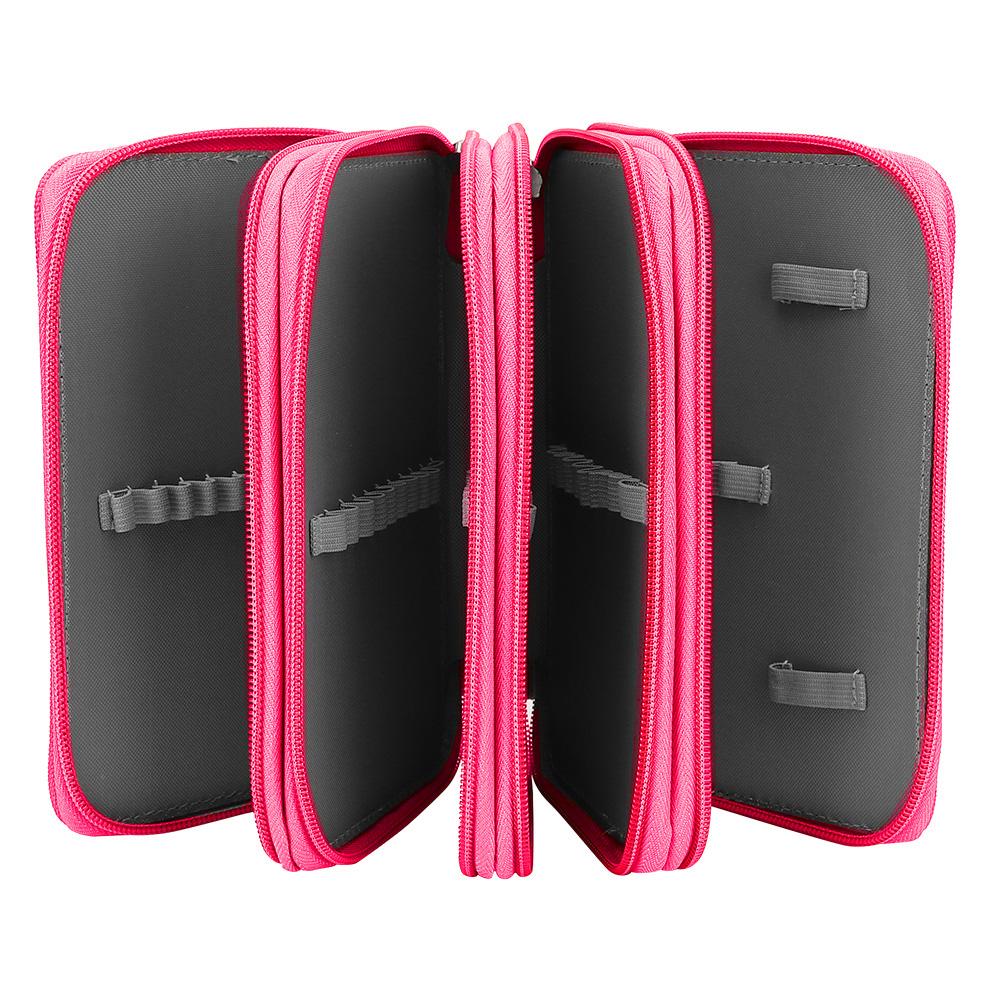 72 Hole 4 Layer Large Capacity Pencil Case Cartoon Zipper Colored Pencil Bag Student Supplies