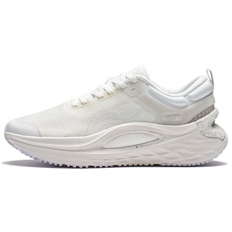 New LiNing Furious Rider 6.0 Cushioning Anti Slip And Wear Resistant Low Top Running Shoes Men's Mist White ARZS001-2